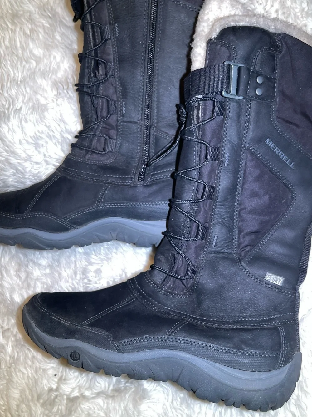 Merrell Women's Black Insulated Winter Boots size 7